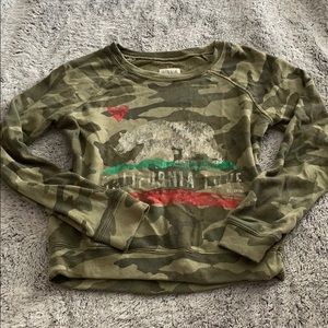 BILLABONG Camo California ❤️ sweatshirt